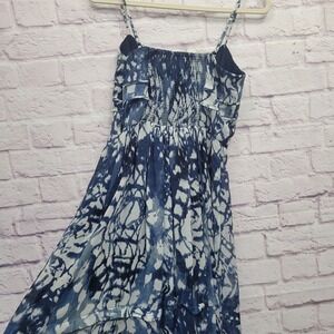 Betsey Johnson Maxi Dress Size 6 Tiered Ruffle Spaghetti Strap Lined Boho Resort